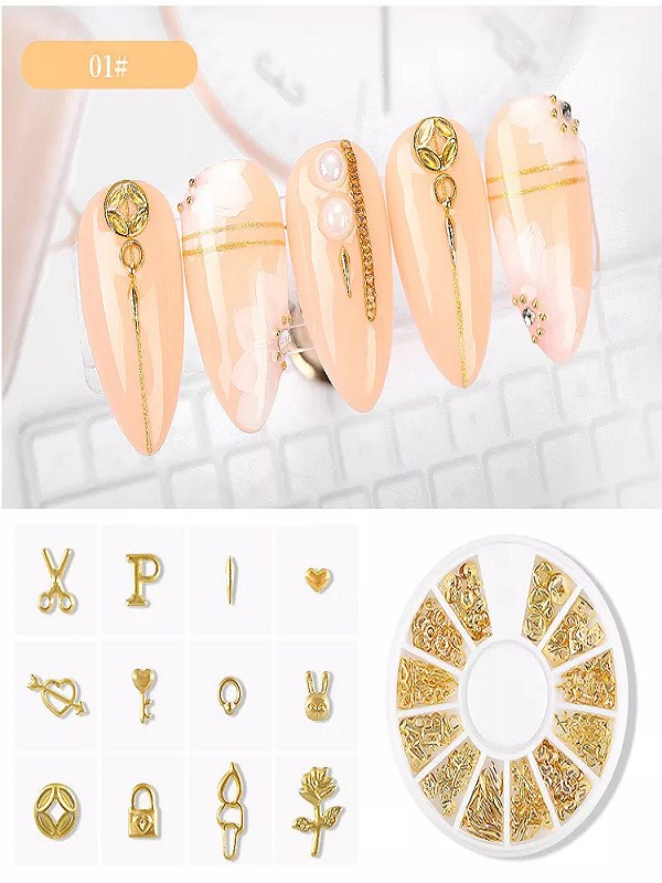 Metal Nail Art Tırnak süsü (F693-01)