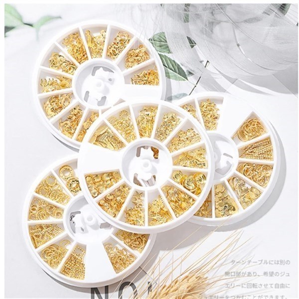 Metal Nail Art Tırnak süsü (F693-02) - detay görseli 2