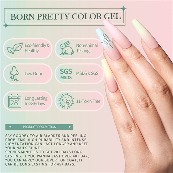BORN PRETTY 10 ml SILKY WHITE Serisi Kalıcı oje CG094 (55845) - detay görseli 3