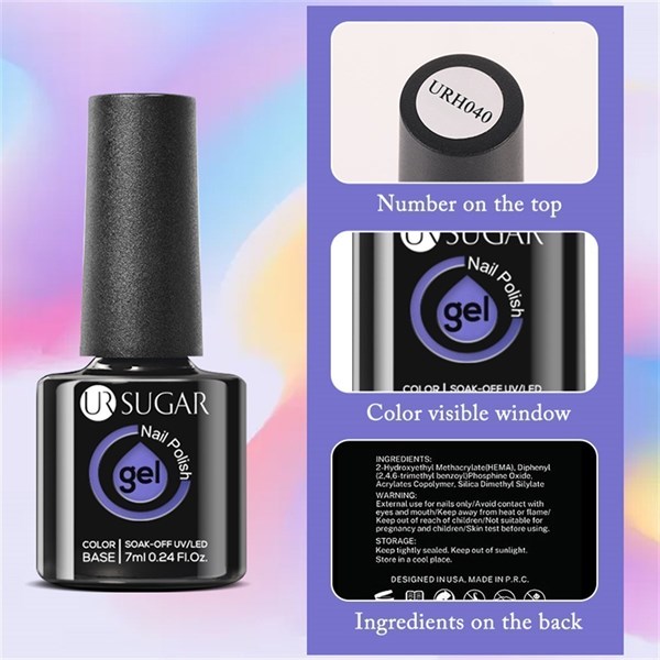Ursugar kalıcı oje 7 ml URH020 (54169) - detay görseli 2