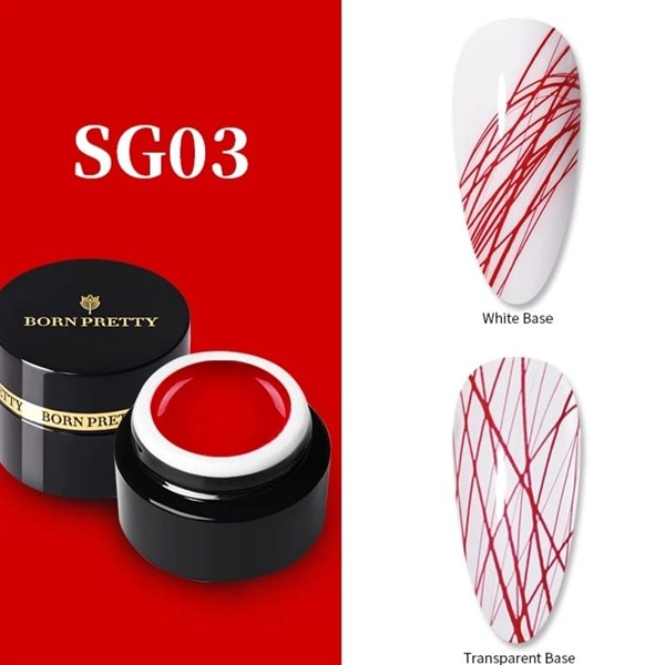 Born Pretty Spider Gel (kırmızı) 46740-3