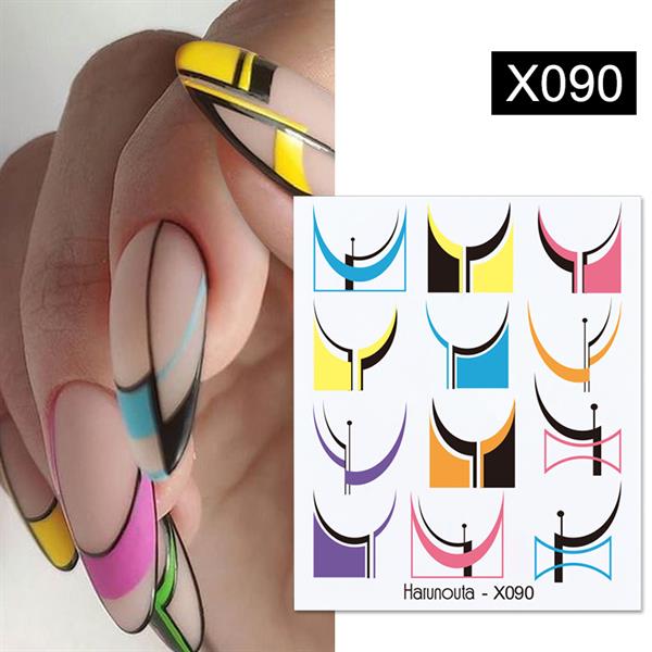 Su transferli nail art sticker X090 (52340-10)