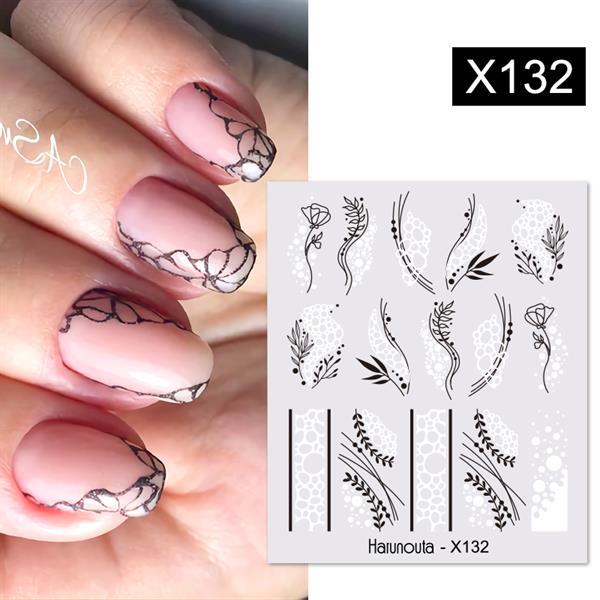 Su transferli nail art sticker X132 (53622-8)