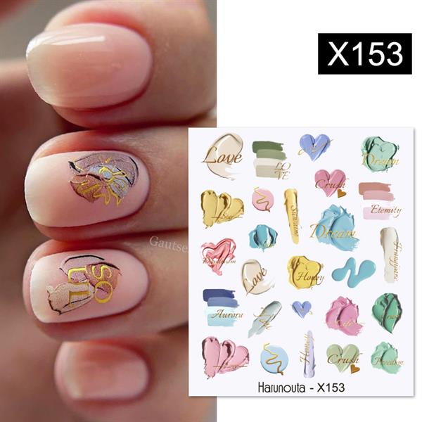Su transferli nail art sticker X153 (55344-8)