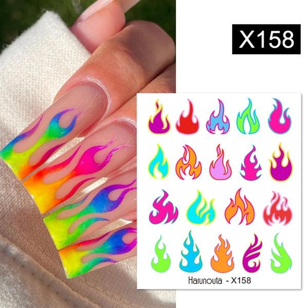 Su transferli nail art sticker X158 (55344-13)