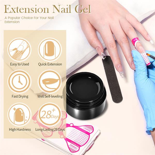 BORN PRETTY 30ml Extension Nail Gel EG01 CLEAR (56043)