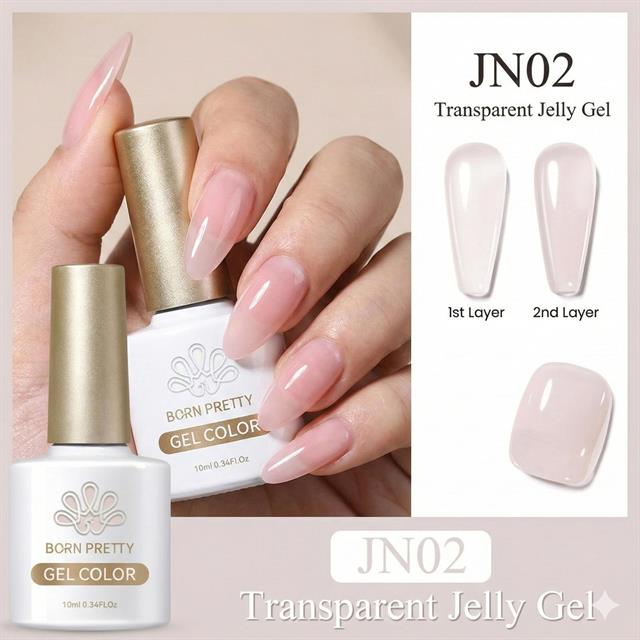BORN PRETTY 10ml Jelly Nude Seri Kalıcı Oje JN02 (56347)