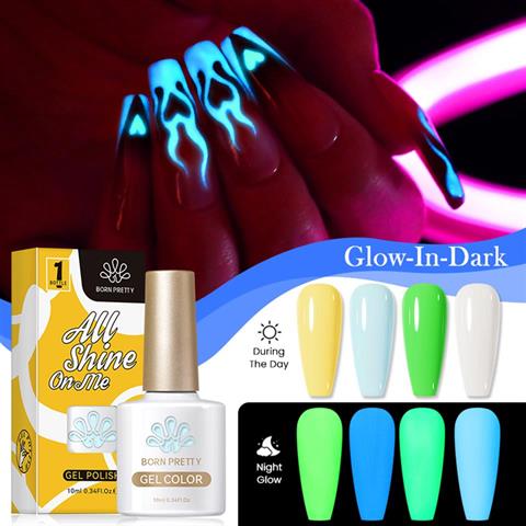 Born Pretty 10 ml Fosforlu (Luminous) Kalıcı oje NG002 (55949)