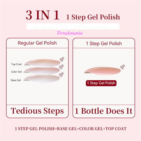 URSUGAR 12 ml 3in1 Kalıcı Oje UR-S30 (60018)