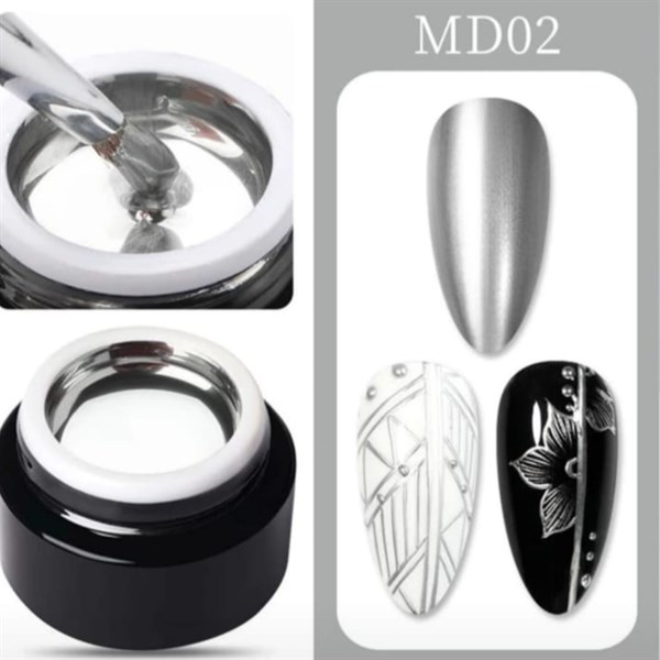 Born Pretty Metalik Painting jel MD02 (49151-2) - detay görseli 2