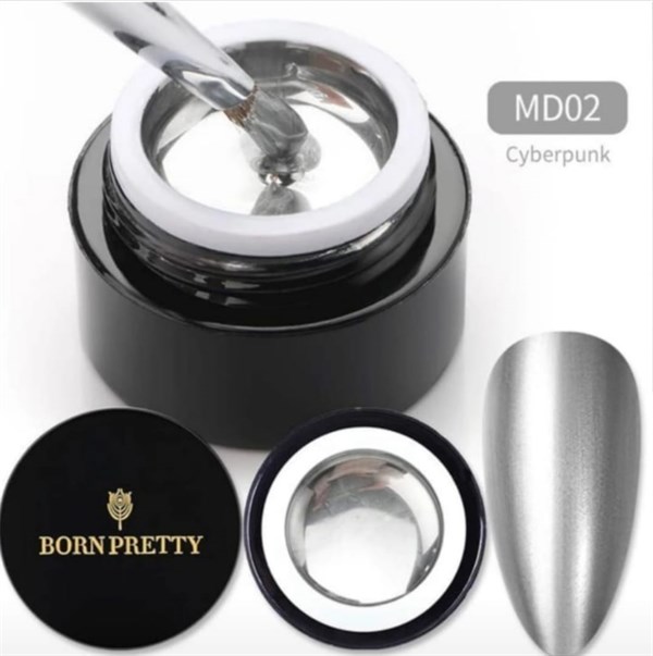 Born Pretty Metalik Painting jel MD02 (49151-2) - detay görseli 4