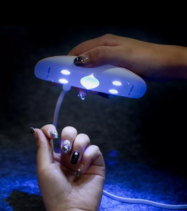 Mini Tırnak kurutucu UV led lamba (6W) Pembe - detay görseli 3